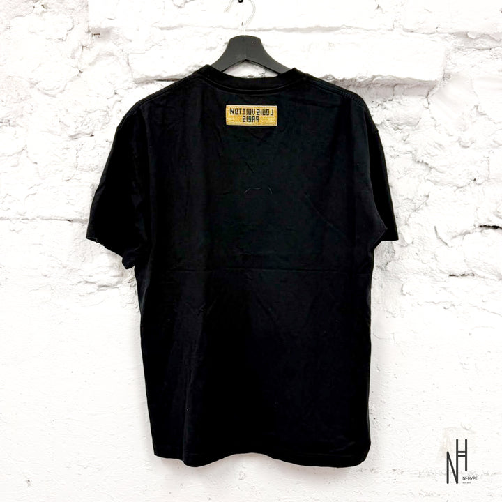 Louis Vuitton Beaded Logo T-Shirt Black