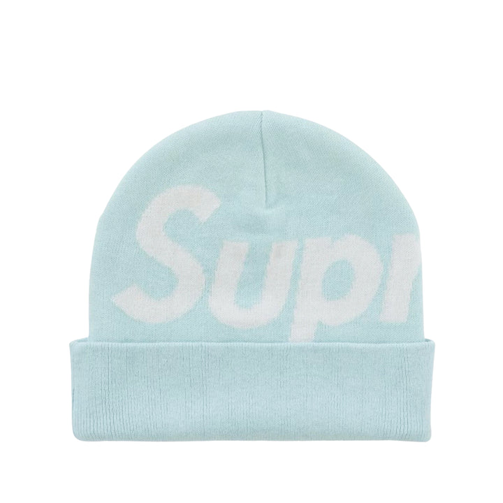 Supreme Big Logo Beanie (FW25) / Light Blue