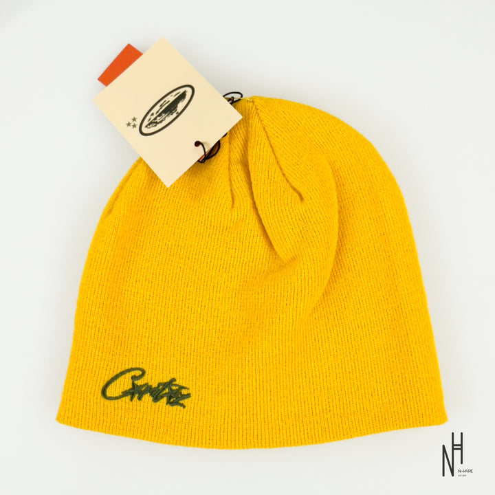 Corteiz Micro Allstarz Beanie Yellow