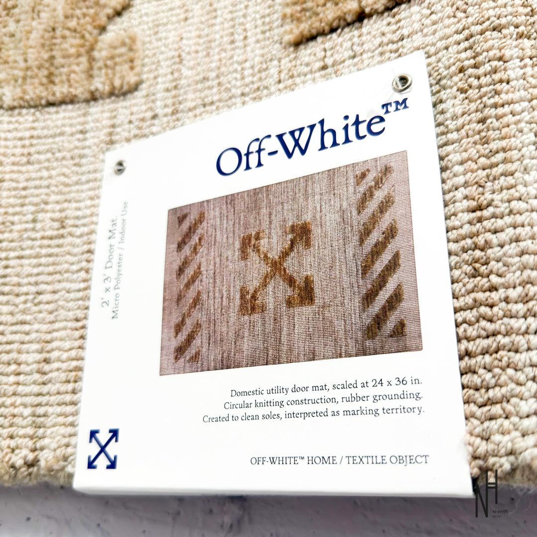 Off-White Arrows Door Mat Beige