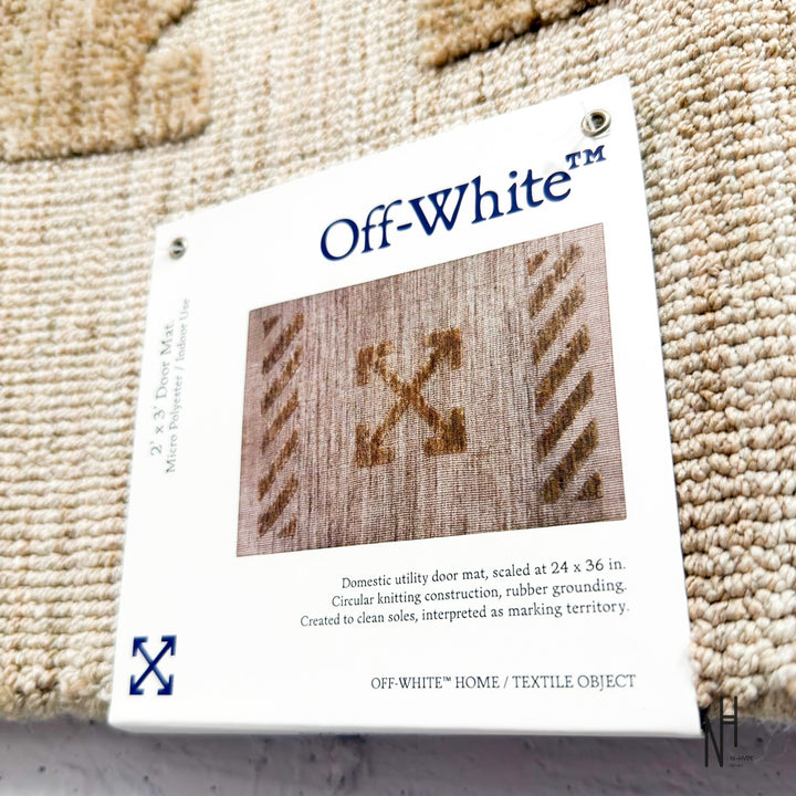 Off-White Arrows Door Mat Beige