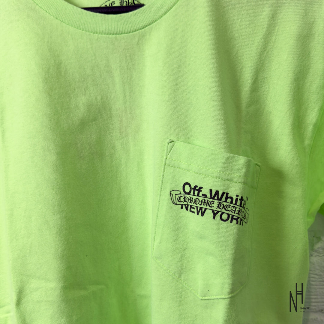 Chrome Hearts x Off-White Lime Tee