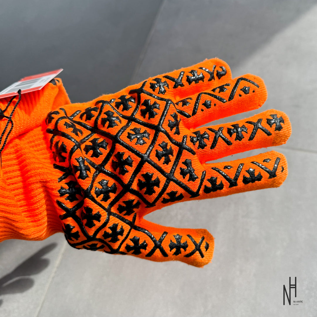 Chrome Hearts Orange Gloves