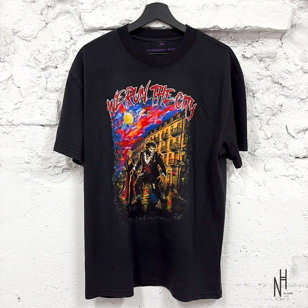 N-HYPE & IVO JANKOWIAK We Run The City T-Shirt Black