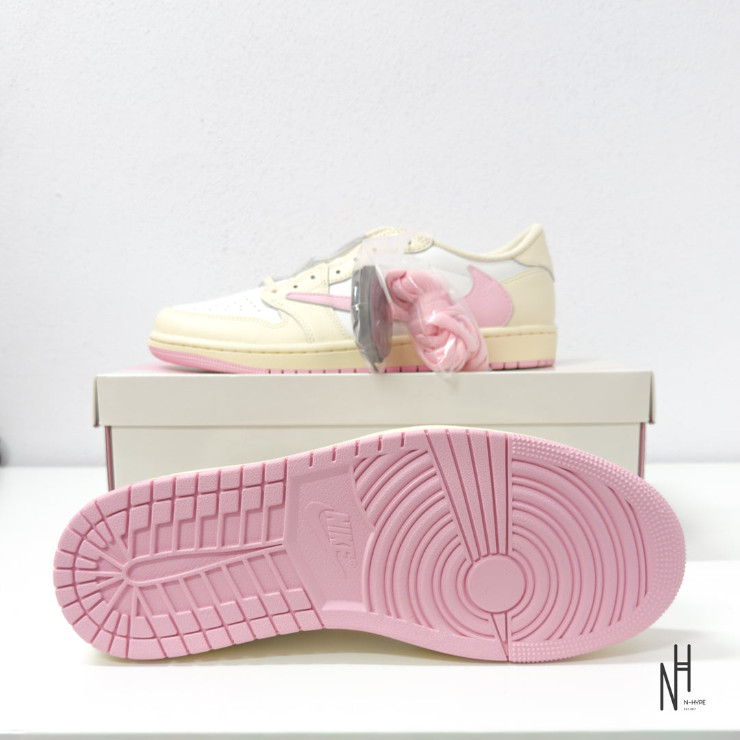 Jordan 1 Retro Low OG SP Travis Scott Shy Pink