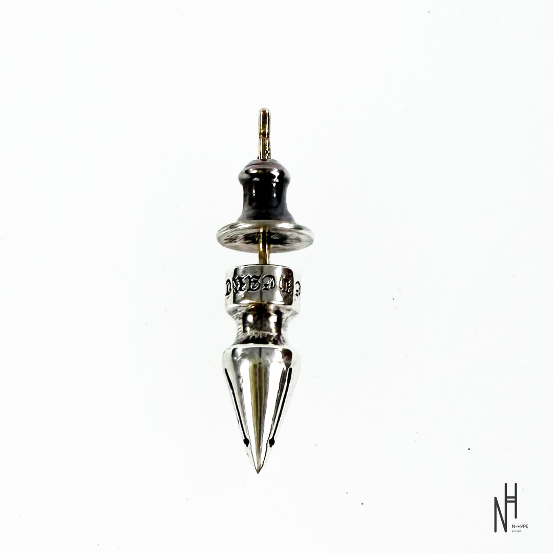 Chrome Hearts Silver Bullet Earring Stud