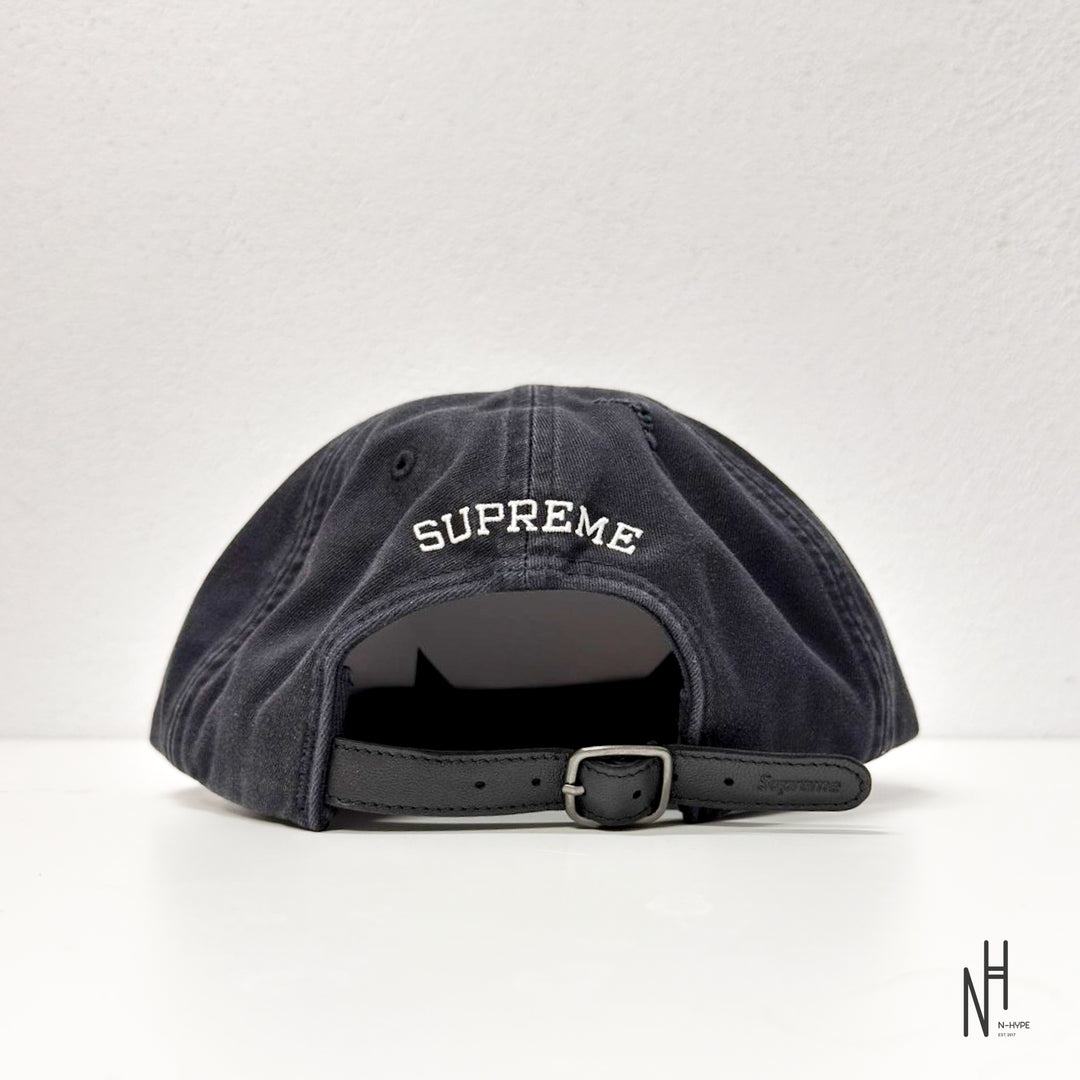 Supreme Heavy Chino 6-Panel Cap Black