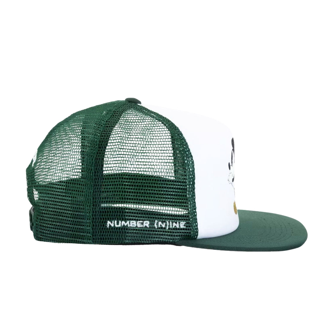 Supreme Number (N)ine Mickey Mesh Back 5-Panel Green