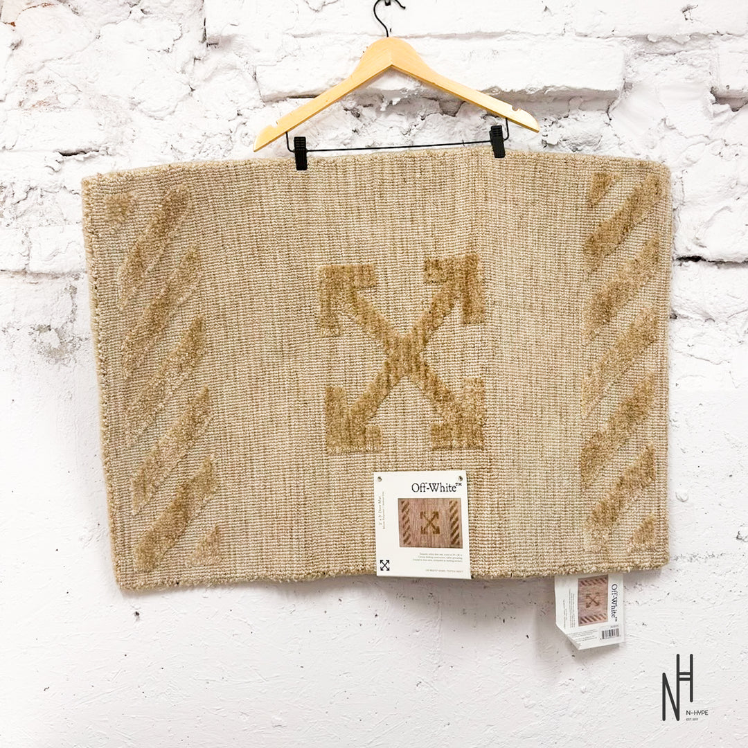 Off-White Arrows Door Mat Beige