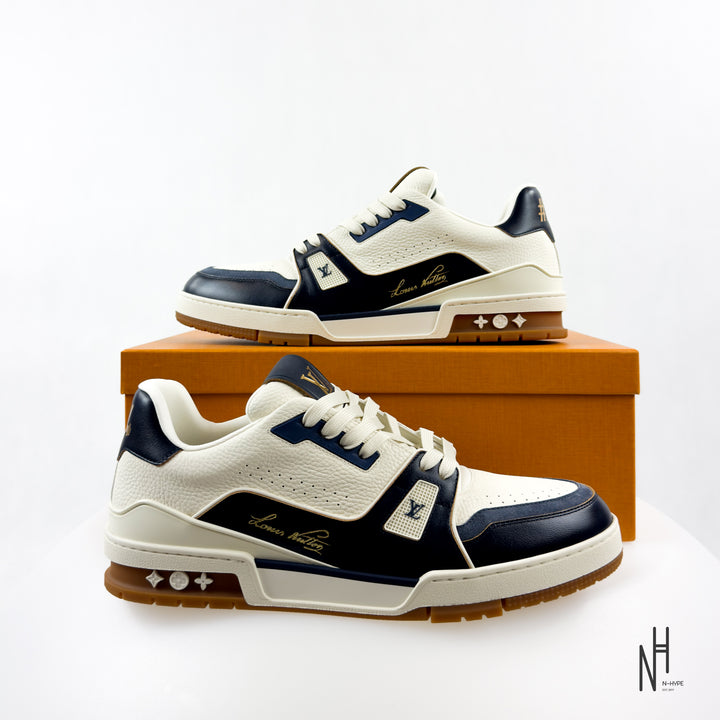Louise Vuitton #54 Trainer White Navy