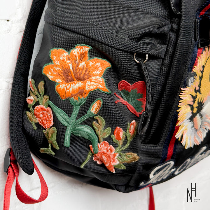 Gucci Nylon Tiger Backpack - Black