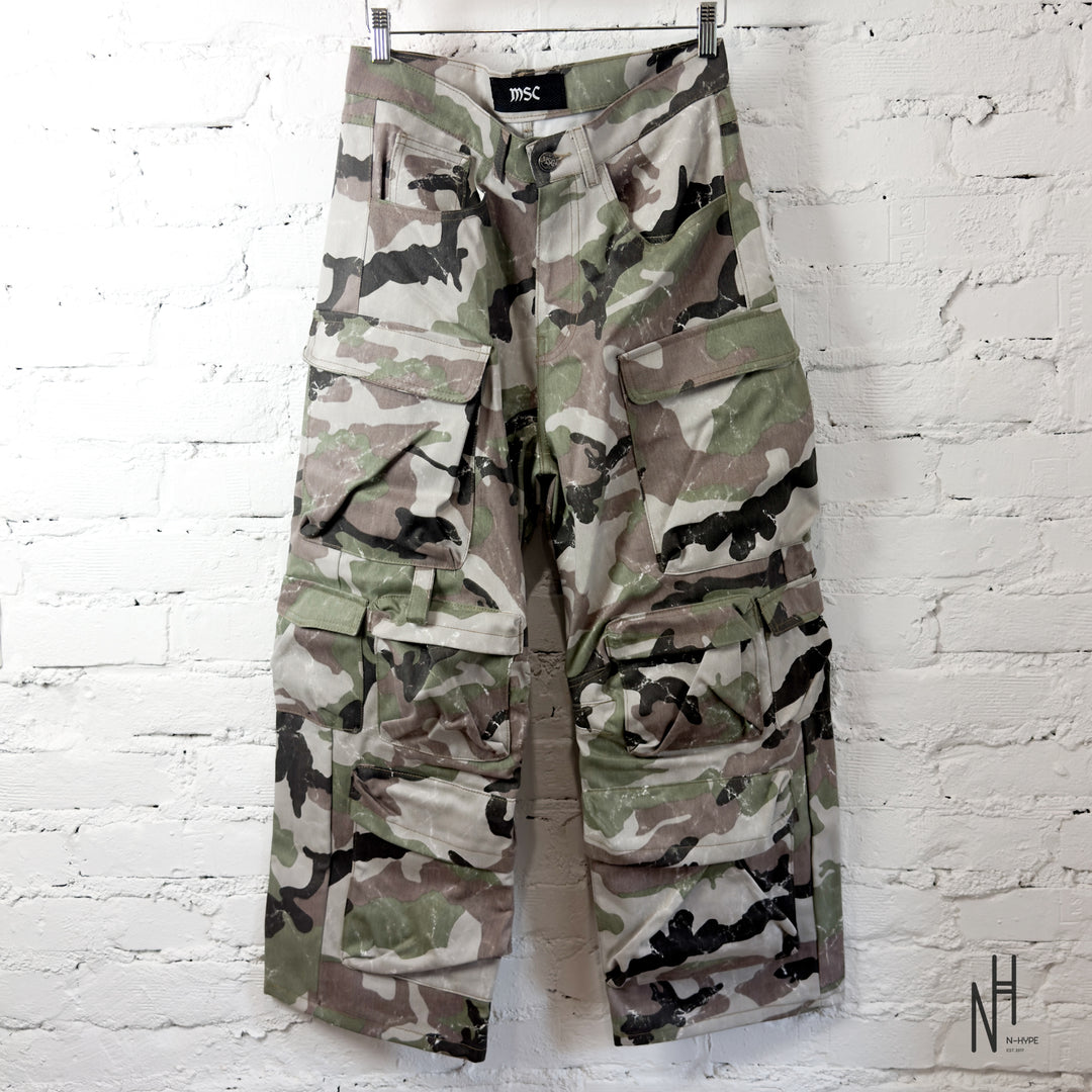 MSC Spodnie Cargo Camo