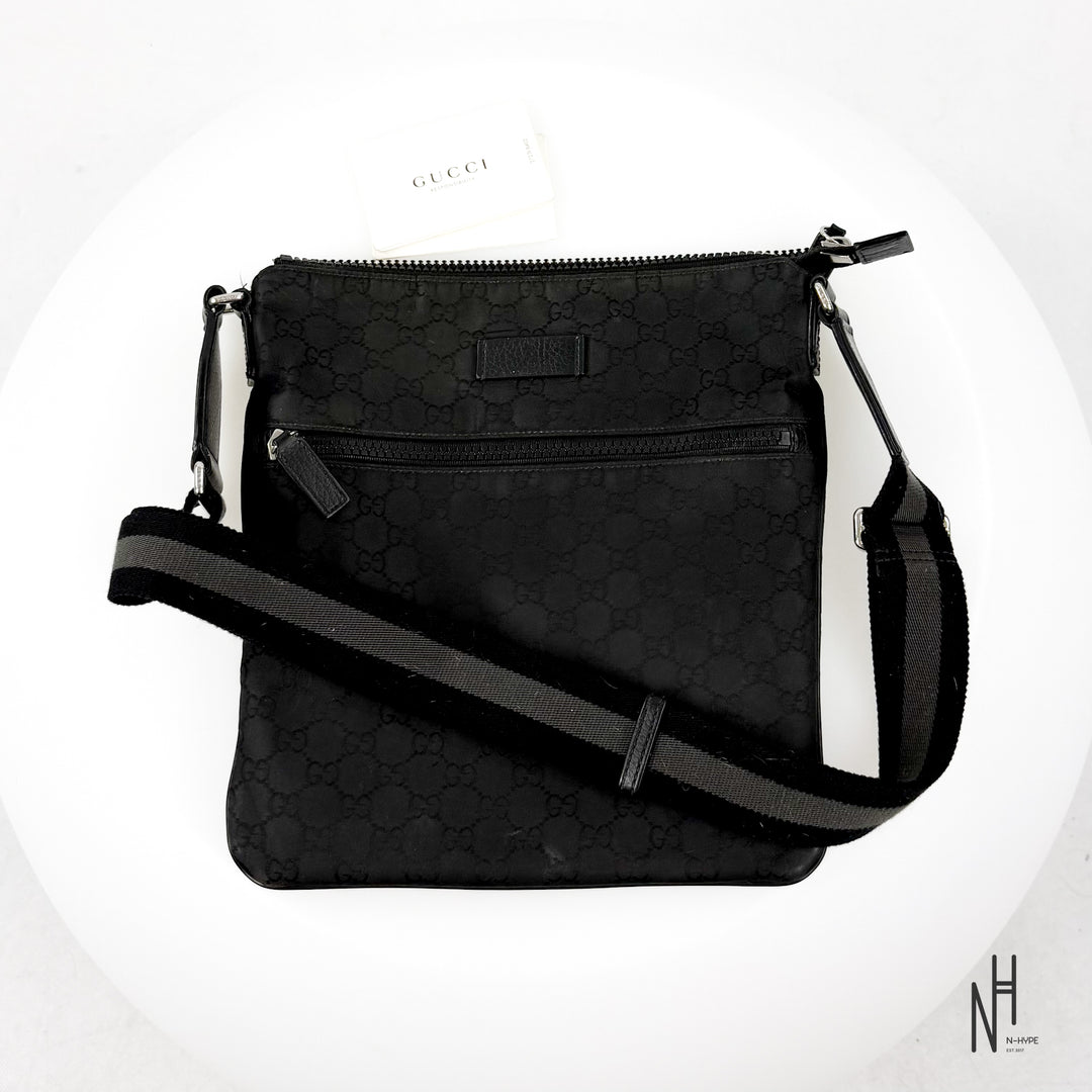 Gucci Messenger Bag Black Grey