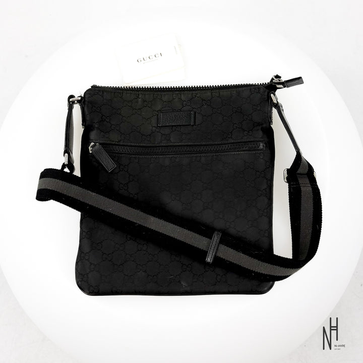 Gucci Messenger Bag Black Grey