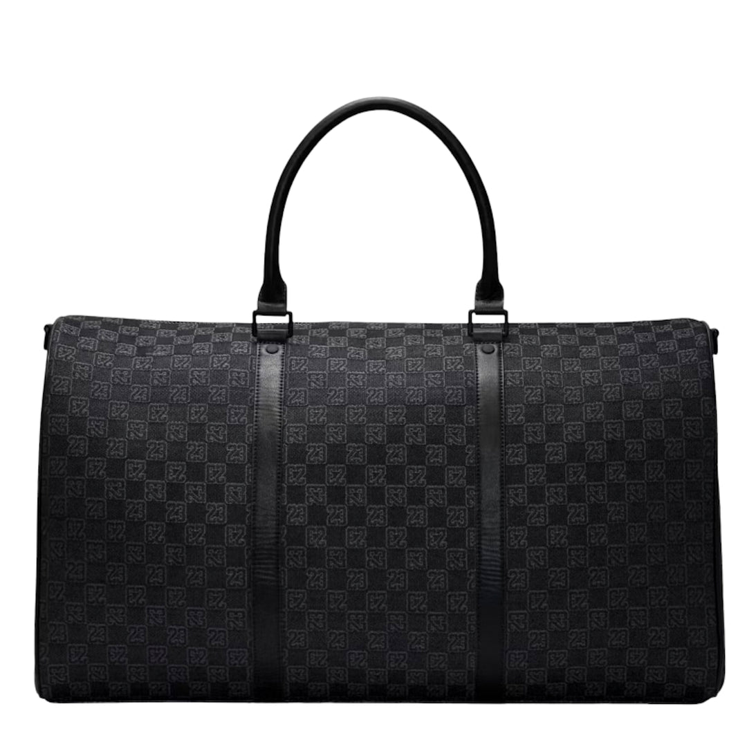 Jordan Monogram Duffle Bag Black Silver Torba