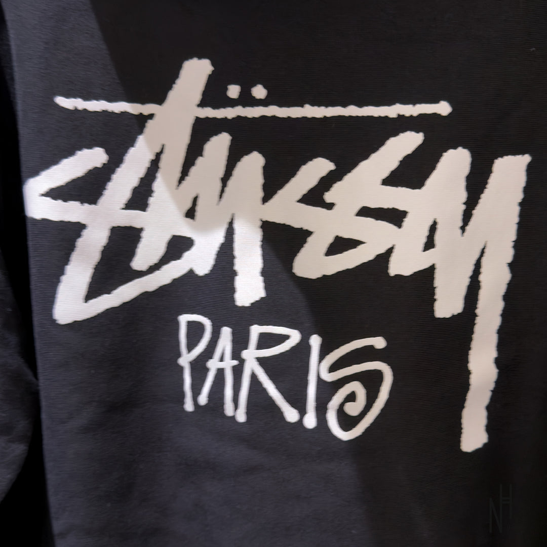 Stussy Paris Hoodie Black