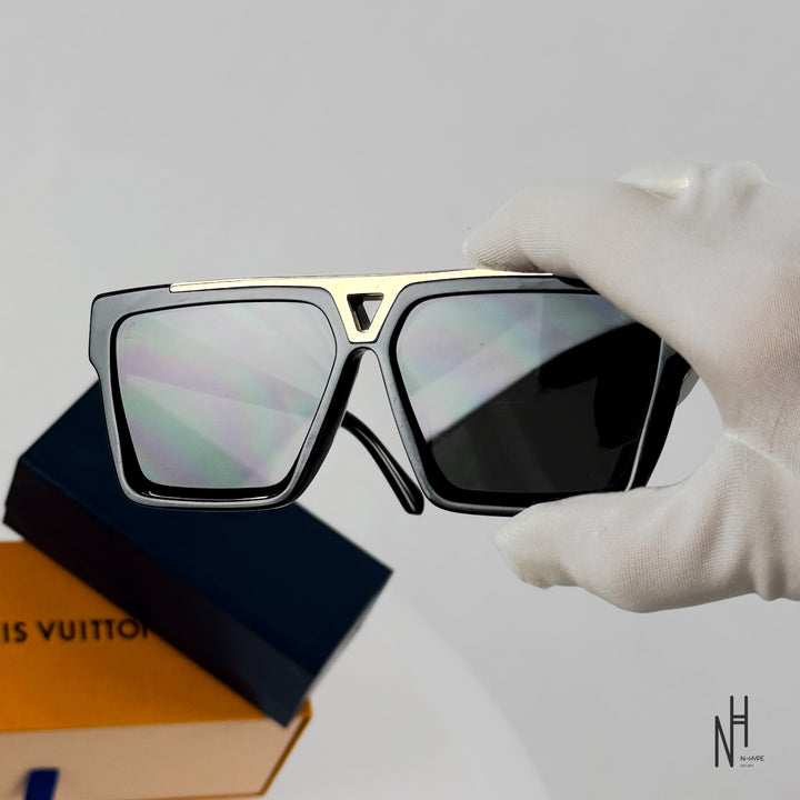 Louis Vuitton Sunglasses Black Gold