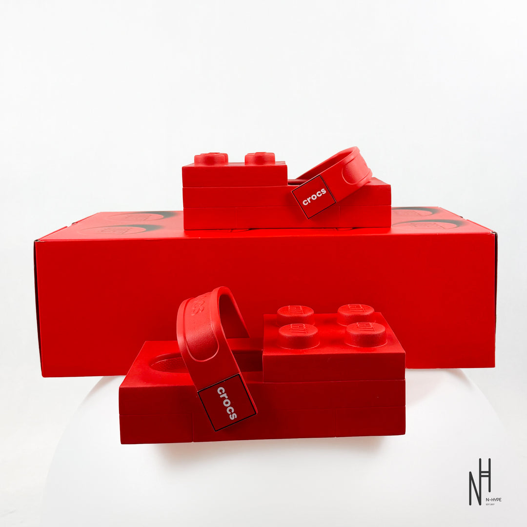 Crocs Brick Clog LEGO Red
