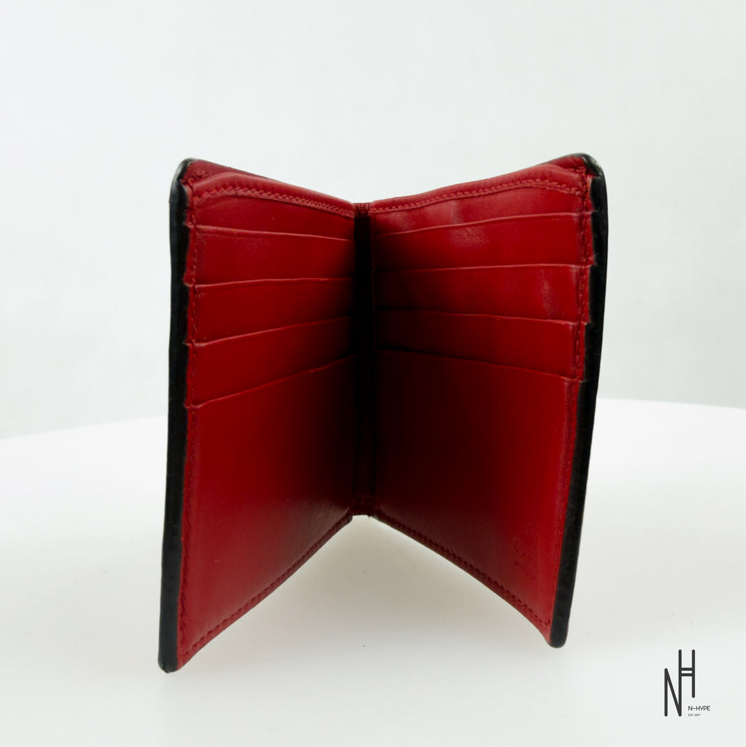 Gucci Ghost Skull Wallet Red