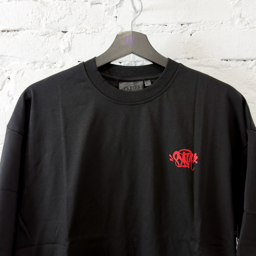 Syna World Synarchy Short Sleeve Tee Black Red