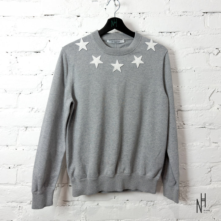 Givenchy Stars Grey Crewneck