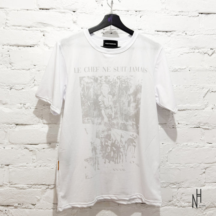FVCKTHISBRAND MY DEAR AÏEULE T-SHIRT WHITE