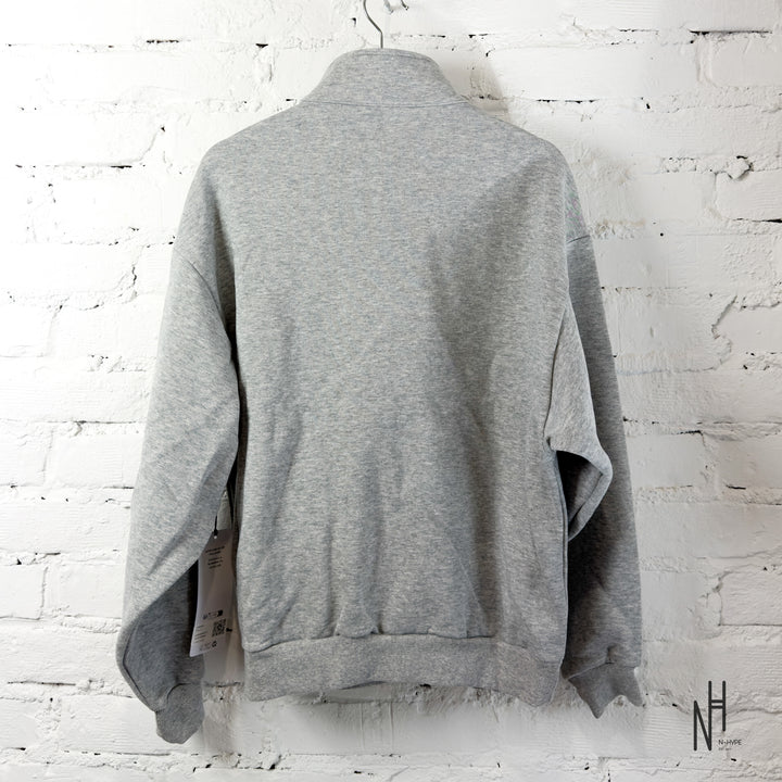 Alo Yoga Accolade 1/4 Zip Pullover Athletic Heather Grey Men