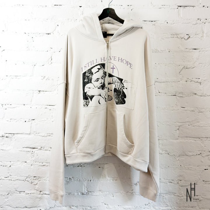 Enfants Riches Déprimés I Still Have Hope Zip Hoodie Dirty Ivory