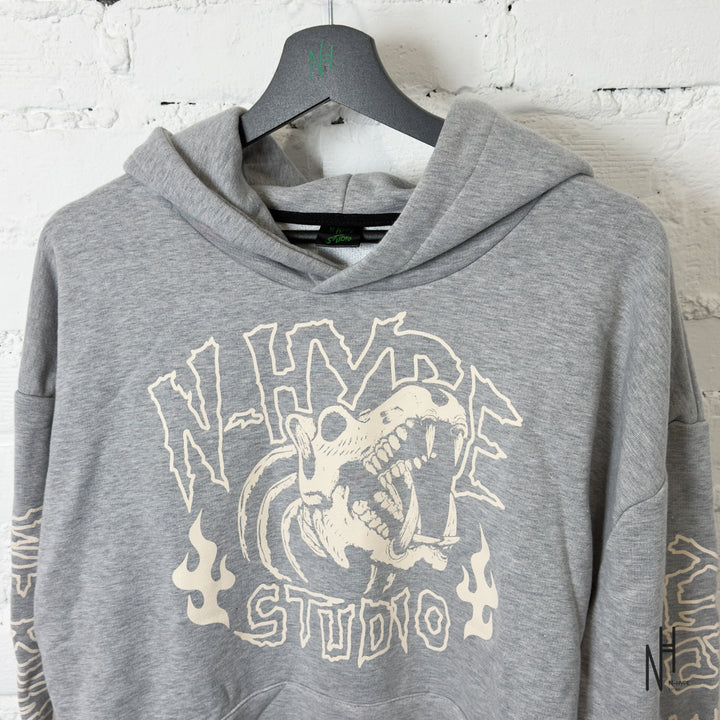 N-HYPE STUDIO 'WE RUN THE CITY' HOODIE GRAY 