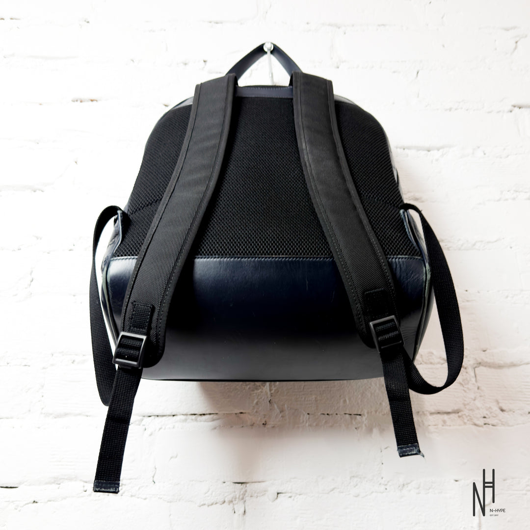 Gucci Monogram Leather Backpack - Black