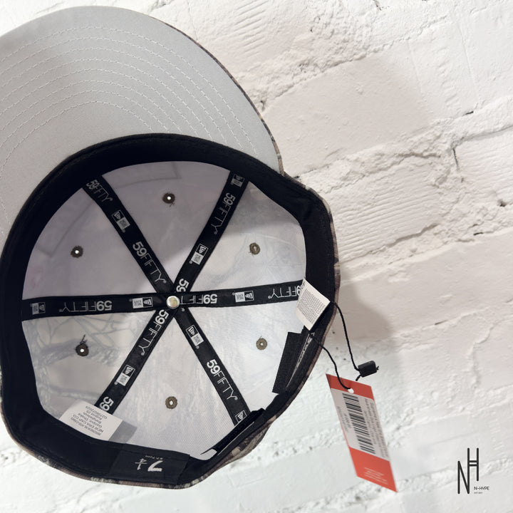 Supreme x New Era Breast Cancer Awareness Box Logo Fitted Hat Woodland Camo