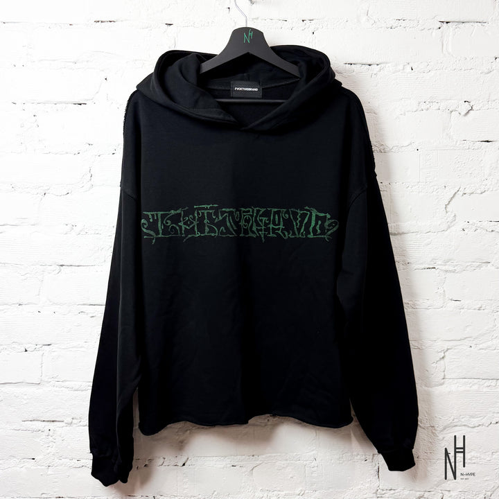 FVCKTHISBRAND Arabic Hoodie Bottle Green