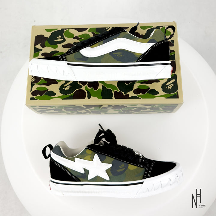 Vans Knu Skool Bape Camo Green