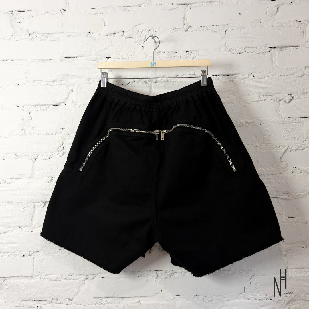 Rick Owens DRKSHDW Zip Detail Track Shorts Black