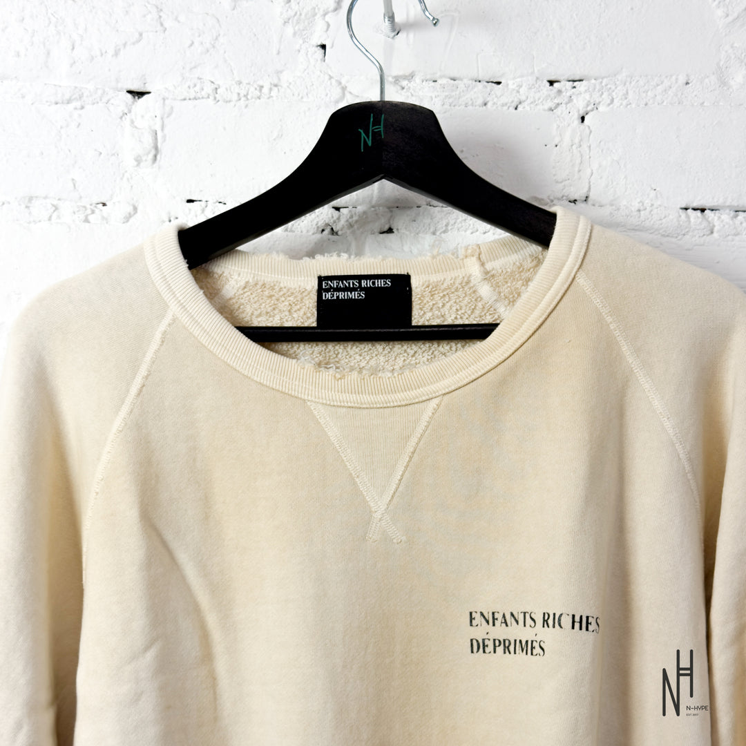 Enfants Riches Déprimés Emmanuelle IV Raglan Crewneck Dirty White