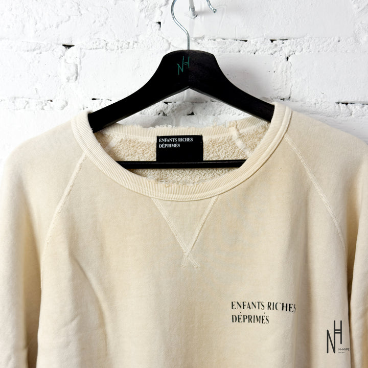 Enfants Riches Déprimés Emmanuelle IV Raglan Crewneck Dirty White