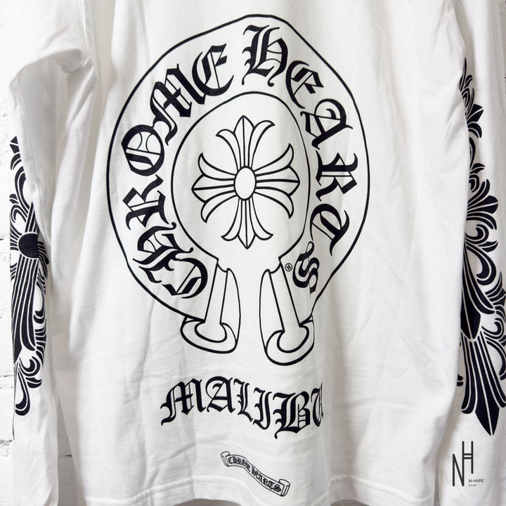 Chrome Hearts Longsleeve White Horseshoe
