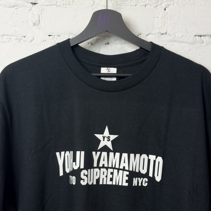 Supreme Y's by Yohji Yamamoto Star Tee Black