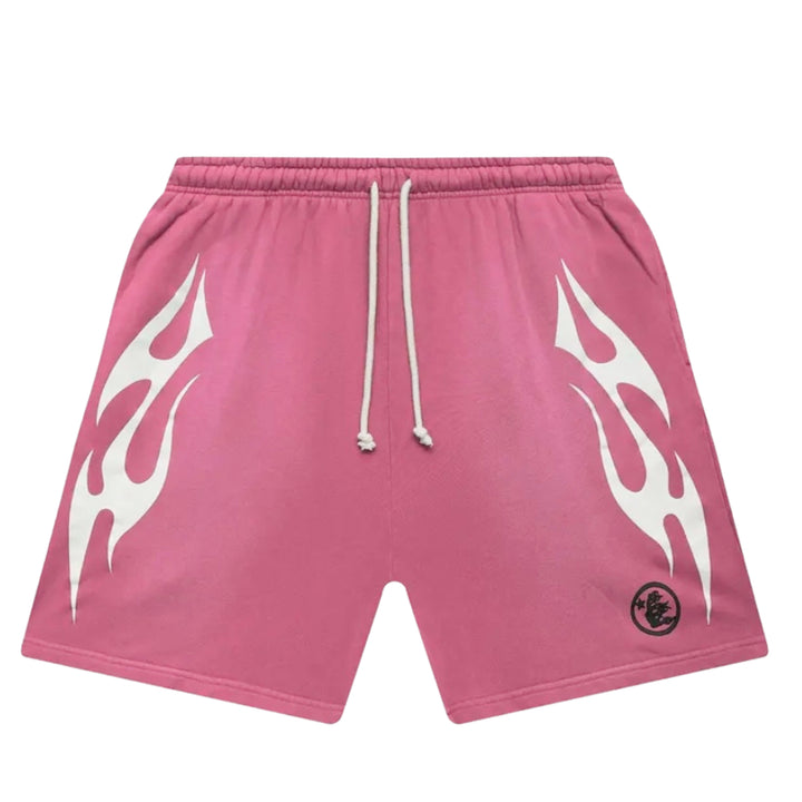 Hellstar Flame Shorts / Pink