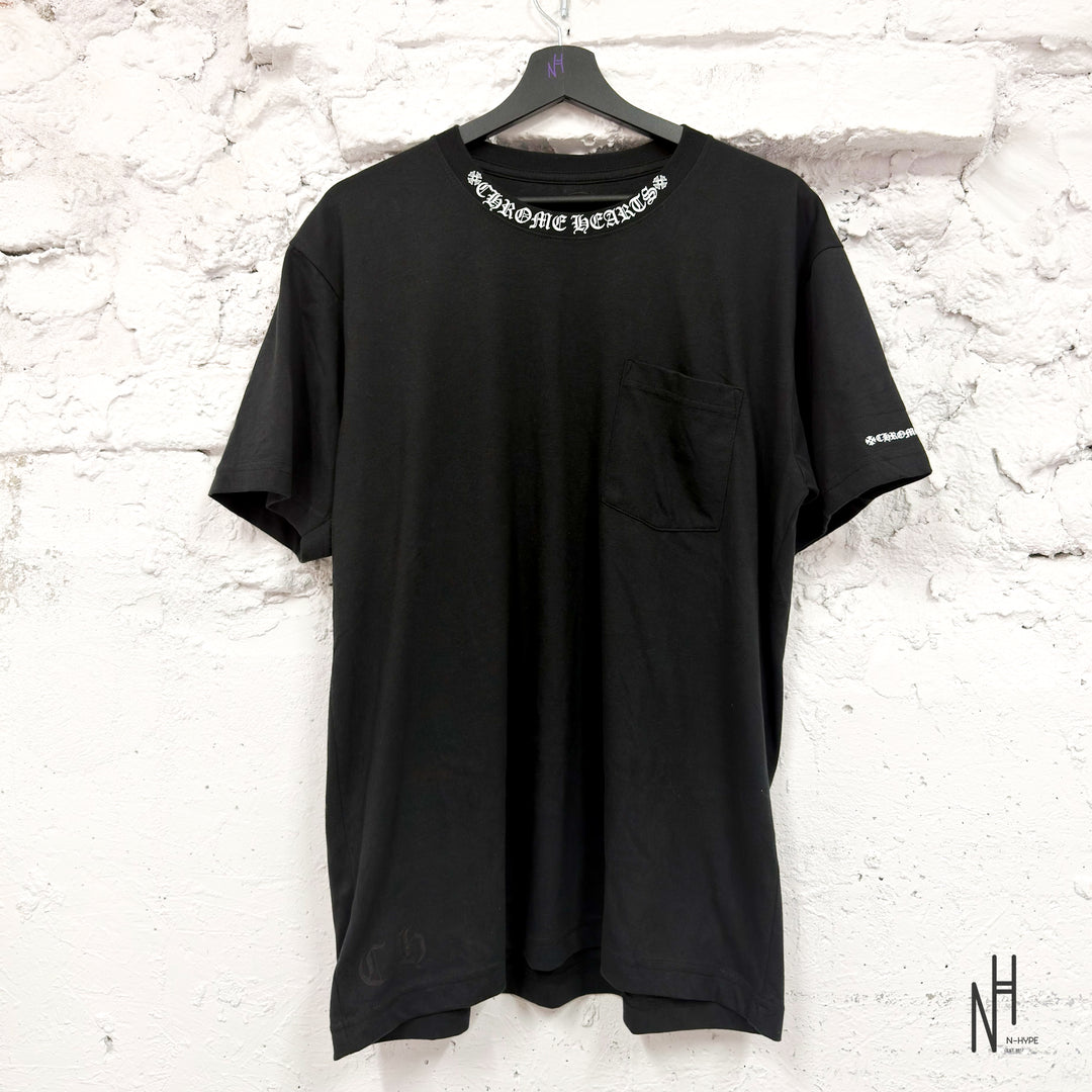 Chrome Hearts Scroll Logo T-shirt Black