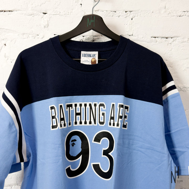 BAPE Football Relaxed Fit Tee Blue
