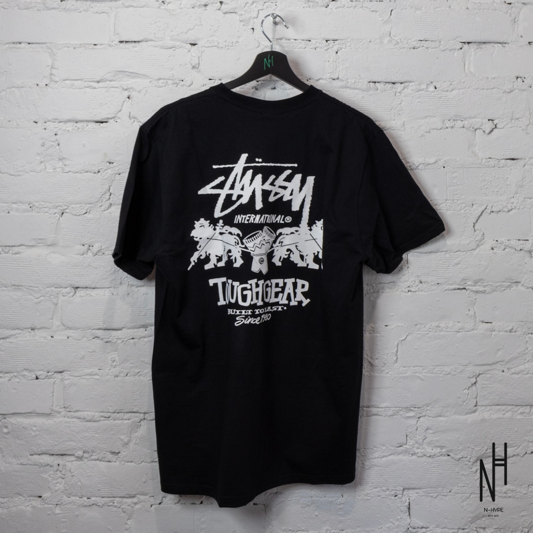 Stussy Tough Gear International Tee Black – Iconic Stussy Tough Gear International Tee Black – Iconic