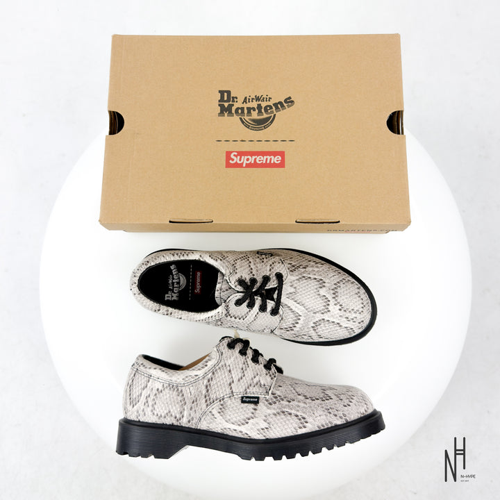 Dr. Martens Postal Supreme 4-Eye Shoe Supreme Snakeskin