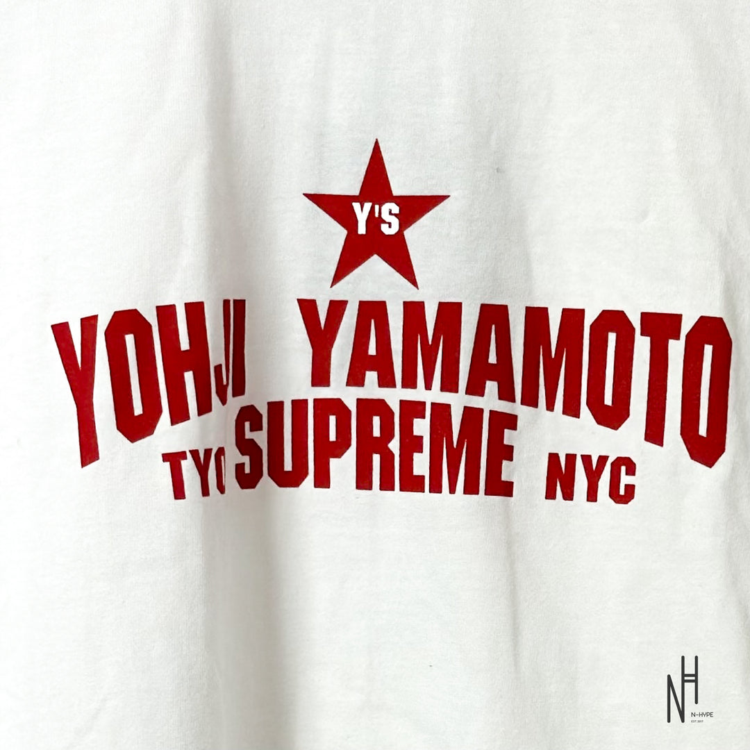 Supreme Y's by Yohji Yamamoto Star Tee White