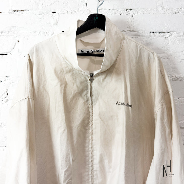Acne Studios Short Outerwear Coat Dusty White