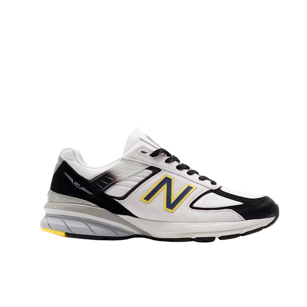 New Balance 990v5 Silver Black Yellow