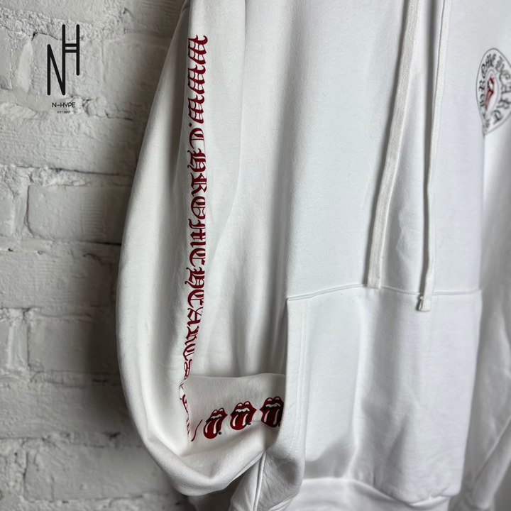 Chrome Hearts Rolling Stones Online Exclusive Hoodie White