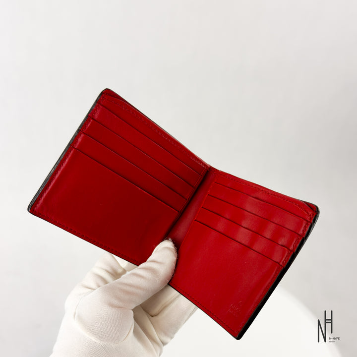 Gucci Ghost Skull Wallet Red
