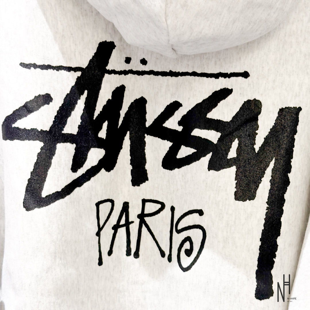 Stussy Paris Hoodie Ash Heather