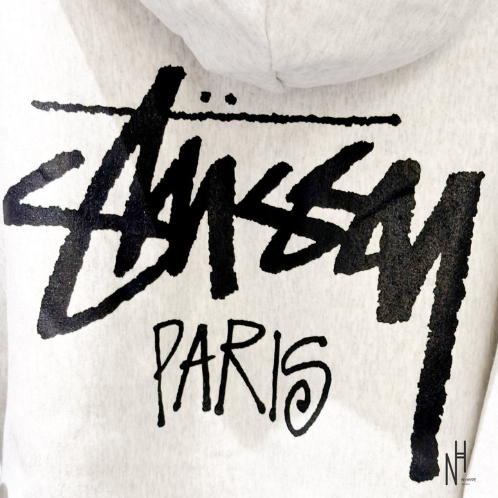 Stussy Paris Hoodie Ash Heather